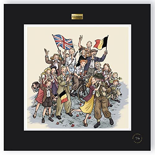 Akimoff Collections Collectible Poster Spirou and Fantasio, Hope Against All Odds T4 (40x40cm)