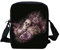 Kuiaobaty Damen-Umhängetasche, Mini-Umhängetasche, Handy-Umhängetasche, kleine Umhängetasche für Damen, Gothic Skull Rose Floral