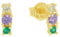 s.Oliver Ohrstecker 925 Sterling Silber Damen Ohrschmuck, mit Zirkonia synth., 0,8 cm, Gold, Kommt in Schmuck Geschenk Box, 2035502