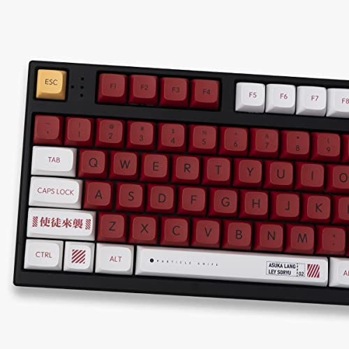 mintcaps PBT Tastenkappen,138 Tasten Mecha XDA Profil Tastenkappen Custom Dye-Sub Tastatur Tastenkappenset für Cherry Gateron MX Schalter Mechanische Tastaturen