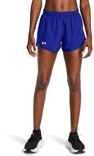 Under Armour Womens Fly by Shorts, (401) Royal/Royal/Reflective, Small