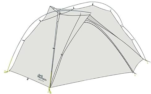 Jack Wolfskin Stratos Lite Iii Kuppelzelt Silver Cloud Einheitsgröße
