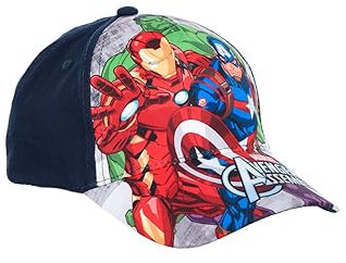 Hut Visier Cap Kinder Disney Marvel Minnie Maus Frozen Spiderman Avengers Paw Patrol Baseball Mütze Hüte Jahre Mädchen Jungen Zubehör, Avengers Rot, 46