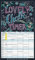 Familienplaner Lovely Chalk Timer - Familienplaner 2024 für 4 Personen - Korsch-Verlag - Kalender mit 5 Spalten zum Eintragen - 27 cm x 46 cm