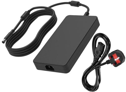 New 240W AC Adapter Compatible with Dell Precision 7750, Precision 7760, ALIENWARE P109F002 Laptop Notebook 19.5V 12.3A Charger Power Supply With 7.4MM x 5.0MM Pin Size Adaptor PSU Free Power Cord