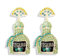Choice Of All Champagne Bottle Earrings - Gold, Metal - Dangle - Alcoholic Beverage Themed Earrings
