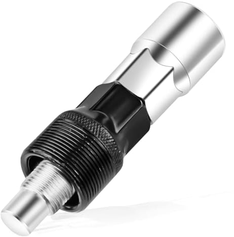 Wvu & Wvo Estrattore a manovella per bicicletta e pedale, set di 2 attrezzi con chiave da 16 mm per standard, tipo quadrato, braccio a manovella quadrato, LJL-682-1