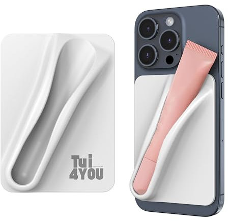 Lipgloss-Handyhülle, Klebehülle aus Silikon für Lippenstift, Lipgloss, Lippenstift, Lippenstift, Lippenstift, Lippenstift, kompatibel mit iPhone, Samsung und anderen Android-Smartphones.