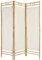 Atmosphera - Paravent Kalel Bambus weiß 170x135,5x3cm