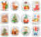 Anstore 12pcs Hand Warmers,Reusable Christmas Pocket Warmers,12 Christmas Style Patterns Reusable Gel Click Heat Pads,Reusable Hand Click Gel Warmers Square Round Heat Kink Cushion for Cold Days