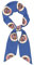 EdWal Minnesota Schal mit Staatsflagge, bedruckt, modischer Damenschal, schräger Winkel, Satin-Schals, Schwarz , One size