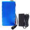 Paquete de batería de litio 60V 13ah, batería de bicicleta eléctrica impermeable 16S5P con cargador, for bicicleta eléctrica, scooter, silla de ruedas, cropper(XT60+DC)