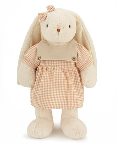 champracer Hase Kuscheltier, Hase Kuscheltier 50cm lang Riesen Plüschtier, Hase Kaninchen Plüschtiere,Stofftier Puppe Plüschtier,Ostern Geburtstag Geschenk für Kinder Jungen Mädchen (50 cm,beige)