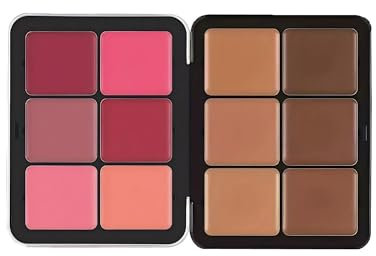 12 colori Correttore Rouge Contour Palette, Crema di correzione del colore professionale Correttore, Palette impermeabile, Adatto per la pelle grassa, secca o sensibile (#12-2, 12colori)