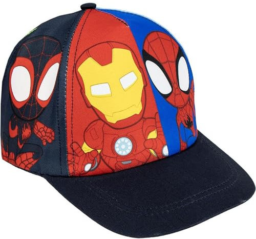 CERDÁ LIFE'S LITTLE MOMENTS Spidey Kinder Basecap – Verstellbare Schirmmütze mit Gebogenem Schirm