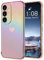 Yoawiful für Samsung Galaxy S23 Hülle Fluoreszierende niedliches herzförmiges Muster Handyhülle Samsung S23 Silikon Kameraschutz Anti Fall Samsung S23 Hülle 5G lila