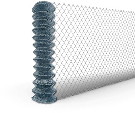 Italfence - Grillage simple torsion, galvanisé, sans picots défensifs, Clôture de jardin, 25m (Toutes les hauteurs) [Ø1,80mm, 100cm]