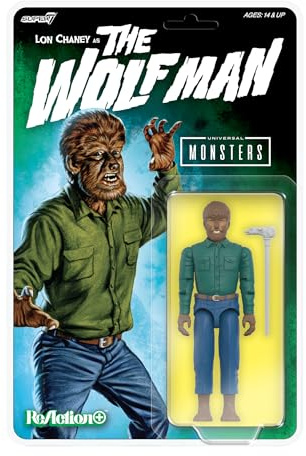 Super7 Universal Monsters Reaction+ Wave 01 - The Wolf Man Action Figure