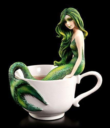 Amy Brown Meerjungfrauen Figur mit Tasse - Mermaid Blend by