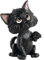 Little Paws 3043 - Figura de Gato Negro de la Suerte