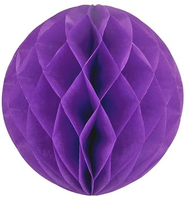 10 Wabenbälle 20cm Set ( lila / purpur 465 ) // Waben Ball Hänge Deko Ballons Laternen Wabenball Dekoration Bälle Pompons Papier Party Hochzeit