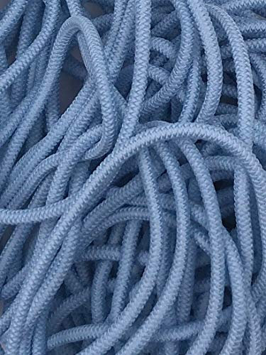 Slantastoffe 10m Gummikordel am Stück, Gummiband, freie Farbwahl, 22 Farben (Hellblau)