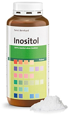 Sanct Bernhard Inositol Pulver, reines, aus pflanzlichen Quellen gewonnenes Inositol, Inhalt 250 g