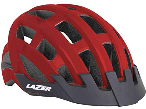 Lazer Compact Helmet, Red, Uni-Adult
