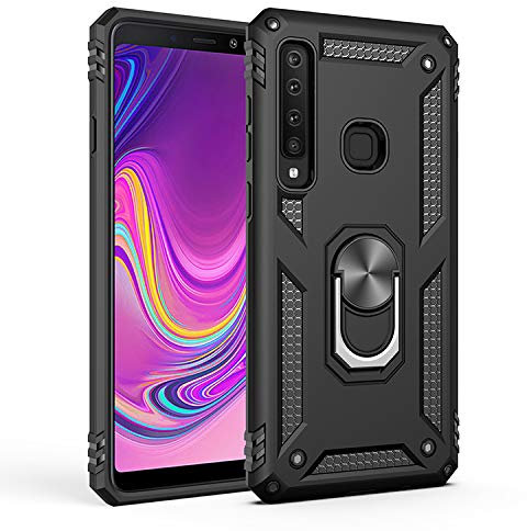 Hülle® Fermezza Smartphone Anello Custodia per Huawei P Smart 2019(Nero)