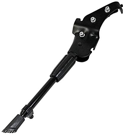 VDP Bike Kickstand - Fahrrad Fuß - Alu - Fahrradständer Hinterbau - Mountainbike Fahrradständer- Seitenständer - Parkstütze - Mittelständer - Hinterbauständer 24-28 verstellbar