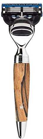 MÜHLE Nassrasierer - Stylo Serie - kompatibel mit Gillette-Klingen - Gestockte Buche