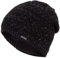 Faera Wintermütze Mütze Damen Pailletten warm gefüttert Wintermütze Mädchen Frauen Fleecefutter Winter Strickmütze Beanie, Farbe:Schwarz