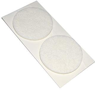 MOBILA Feltrini adesivi tondi 40 mm. - bianco - 2 pz.