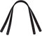 besbomig 2 Stck Tasche Griff PU Taschengurt mit Nieten Taschenriemen 60CM Einfarbig Umhängegurt für Handtasche Geldbörsen Ersatz Tasche Zubehör,Schwarz