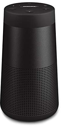 Bose SoundLink Revolve (Serie II) Tragbarer Bluetooth-Lautsprecher, kabelloser, wasserabweisender Lautsprecher mit 360-Grad-Sound, Schwarz