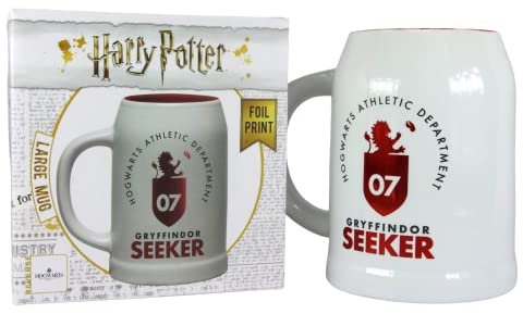 Gryffindor Harry Potter Hogwarts - Taza grande de cerámica de porcelana (600 ml, caja de regalo)