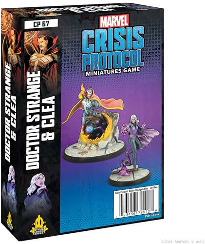 Atomic Mass Games , Marvel Crisis Protocol: Doctor Strange & Clea , Miniatures Game , Ages 14+ , 2 Players , 45 Minutes Playing Time