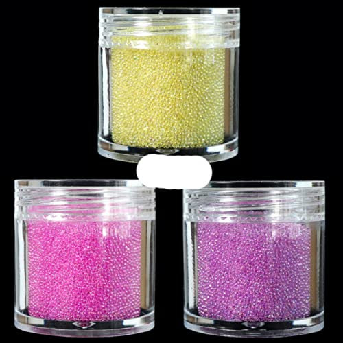 Glass Beads Crystal Tiny Rhinestones for Manicure Glass Balls Micro Bead for Nail Decorations DIY Charms Nail Art Accessories