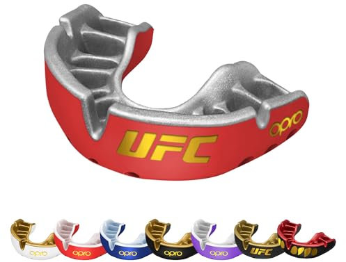OPRO Mundschutz – Gold-Level Zahnschutz für Boxen, Kampfsport, MMA, Erwachsene & Kinder – Selbstanpassende Schiene für Hockey, Kickboxen, Rugby – Premium Passform – Mit zahnärztlicher Garantie