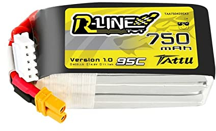Tattu R-Line LiPo Akku 95C XT30 750mAh 4S