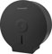 VANNSOO Jumbo commercial Distributeur de papier toilette, support mural en acier inoxydable de 22,9 cm, distributeur de papier toilette avec clé de verrouillage, noir