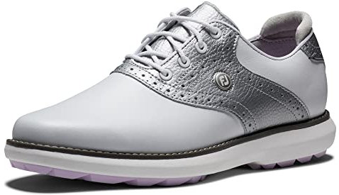 FootJoy FJ Traditions White/Silver/Purple, 4
