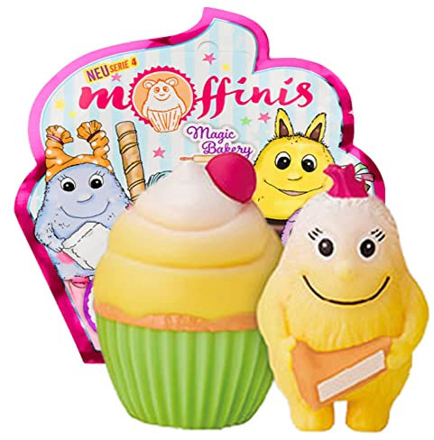 Generisch Blue Ocean Moffinis Figur Sammelfigur Serie 4 - Magic Bakery - Moffini Muffin Monster - Figur Auswahl (Figur Cheesi)