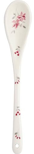 GreenGate Löffel Zuckerlöffel Teelöffel Spoon Emberly white Porzellan 15,5 cm