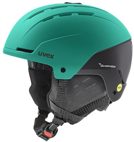 uvex Stance Mips Skihelm (54-58 cm, 12 proton/black matt)