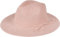 styleBREAKER Damen Panama Sonnenhut mit dünnem Hutband, Strohhut, Schlapphut, Sommerhut, Fedora Hut 04025040, Farbe:Rose