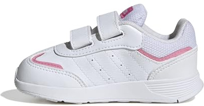 adidas Unisex Baby TENSAUR Switch Shoes Infants, FTWR White/Pulse Magenta/Bliss Pink, 8.5 UK Child