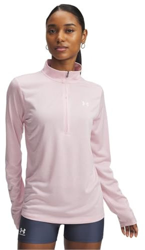 Under Armour Tech 1/2 Zip- Twist-PNK - L