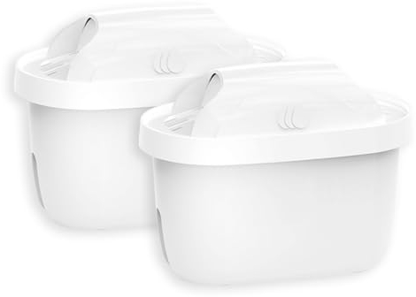 BAMBOOST Wasserfilter Kartuschen Kompatibel mit Brita Maxtra+,Maxtra Plus,Brita Style,Mavea XL Wassertank, Anna Duomax 2 Stück
