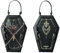 Ita Bag Rucksack Gothic Sarg Geldbörsen und Handtaschen für Frauen Halloween Umhängetasche mit Einsatz und Ketten, Schwarz, Gothic